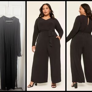 Lane Bryant Classic Black Jumpsuit